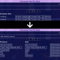 Universal Ren'Py Mod 0.8: See/modify (hidden) choices .